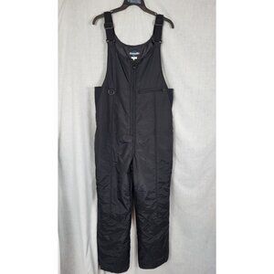 RAWIK Skiwear Men’s Bib Overalls Size L Ski Snowboard Pants Unisex Black Winter